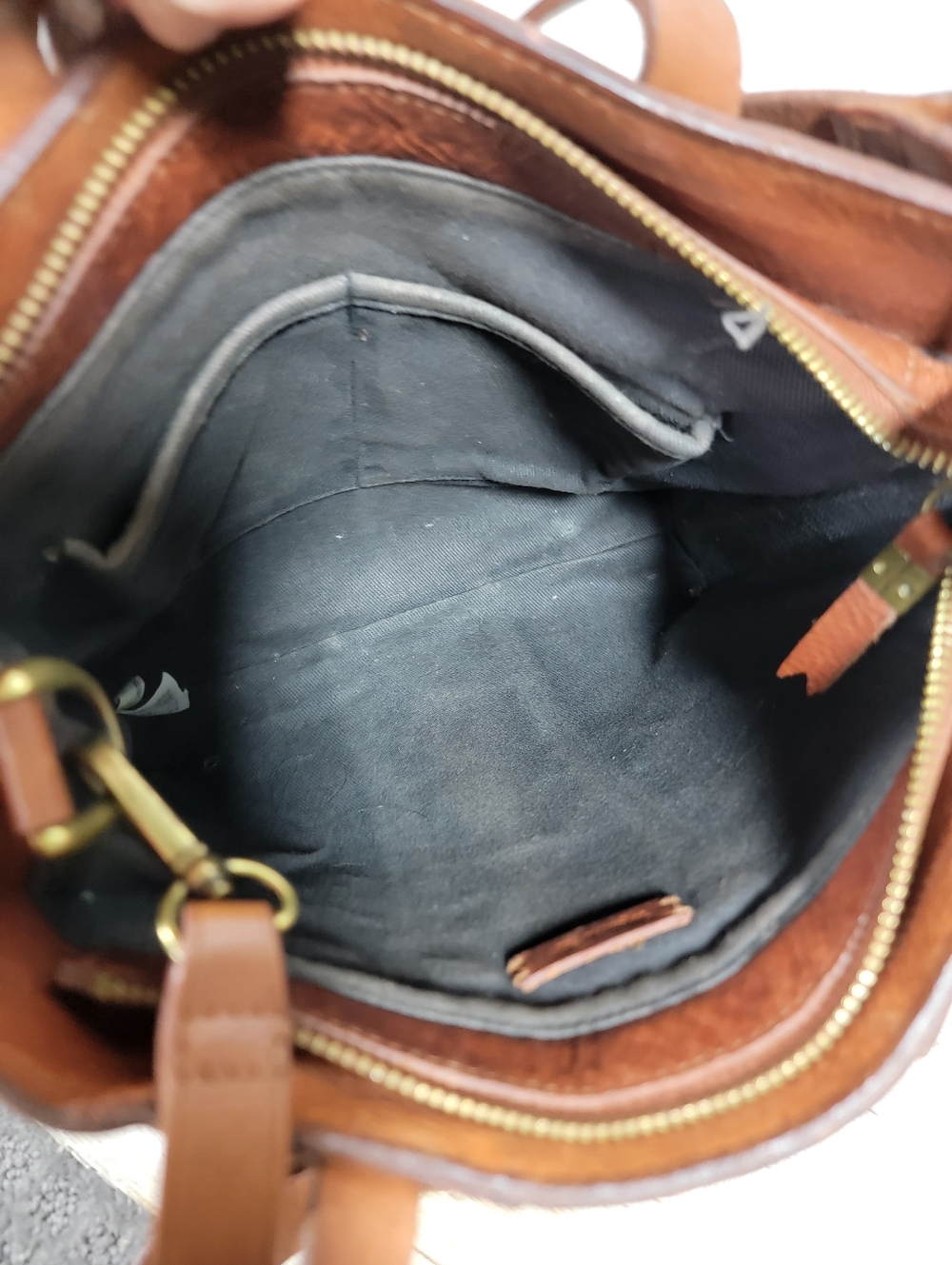Madewell Suede Stripe Transport Tote - Picture 11 of 13